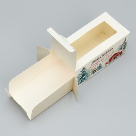 Box for Makarun "Welcome" 12 x 5.5 x 5.5 cm, New Year-2