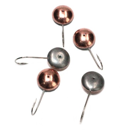 Mormyshka soldering yaman sphere, weight 2.25 g, copper, packaging 5 pcs.