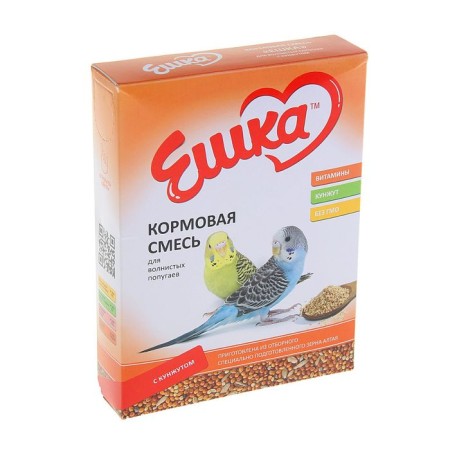 Feed "Eshka" for wavy parrots, with sesame seeds, 500 g