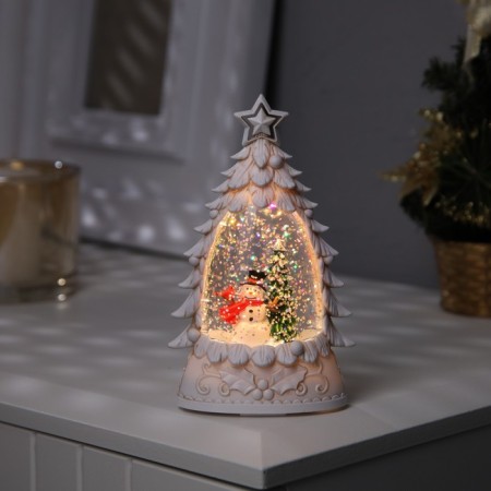 LED figure "Snowman" 9 × 15 × 4 cm, plastic, batteries AAAX2 (not in the kit), glow warm white