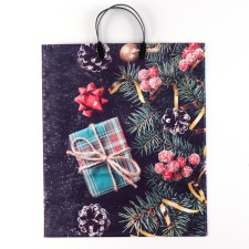 Surprise package, polyethylene gloss with a plastic pen, 38x45 cm, 90 μm