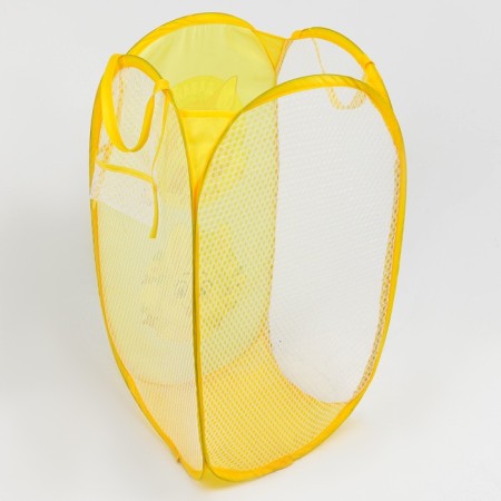 Basket for storage of toe "Let's play", 57 x 34 x 34 cm, yellow-4
