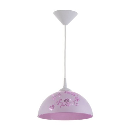 Lamp Bayerlux cap "Rocell" 1 lamp E27 40W White-pink d.250