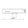 Adapter/holder for a single -phase two -wire track without current pipeline for Novotech lamps. RAMO, 20x80x35 mm, black color