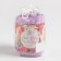 Towel Gift Ethel "Bright Paints" Lilac color, 50x90cm, 100% cotton, 340 g/m2