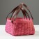 Set of wicker baskets, 23x19x11/25 cm, 18x14.5x10/21 cm, 2 pcs, pink, sequoia