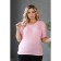 Female jumper, size 52, pink color