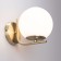 Sconces Citilux "Bremen" CL112313, 14.5x15.5 cm, 1x40W, e27, brown color