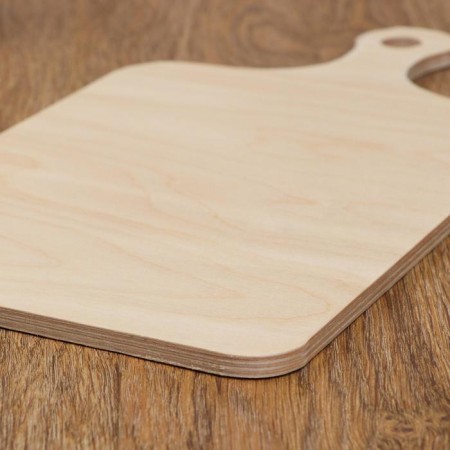 Wooden cutting board "Classic", with a pen, 29 × 18 × 0.8 cm-1