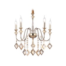 Люстра подвесная с хрусталём Ambrella light, Classic, TR4955, 5хE14, цвет золото