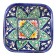 Salennik Rishtan ceramics "Flowers", 14 cm, mix