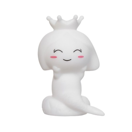 Nightnick "Little Mermaid" LED from white batteries 7x7.5x13 cm Risalux-8