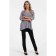 Female blouse, size 46, gray color