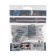 File corner fork with ring B16-003, 16 A, 250 V, IP 20, s/k, angle 45, rubber, black
