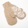 Female mittens, brown color, size 18