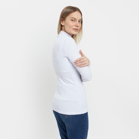 Turtleneck female, white color, size 52-1