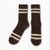 Male socks from Mongolian wool, chocolate color, size 43-45