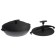 Siberian Grill-Jabovnya, 330x61.5 mm, cast iron, with a bracket, a lid and grill-press
