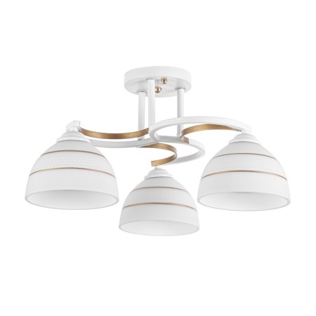 Rina chandelier 3he27 40W white-gold 44x44x17.5 cm