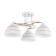Rina chandelier 3he27 40W white-gold 44x44x17.5 cm