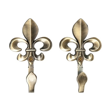 Single -rod hook for curtains Cappio KC112, bronze color, 2 pcs-2