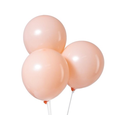 Latex ball 12 "Makarun", set of 100 pcs., Orange color-1