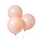 Latex ball 12 "Makarun", set of 100 pcs., Orange color