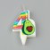 Candle in the Avocado cake, number 4, 6.5 cm