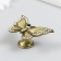 Handle for the casket metal "butterfly" rhinestones, bronze 3.6x5.5x2.2 cm