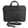 Business Bank, Lightning Department, 2 external pockets, mounting on a suitcase, black color