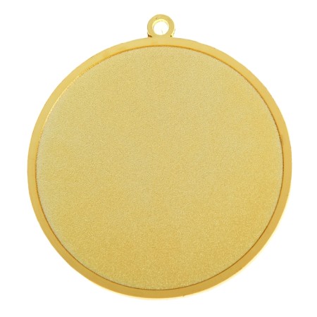 Medal for application 033, D = 4 cm. Color gold. Without a tape-3