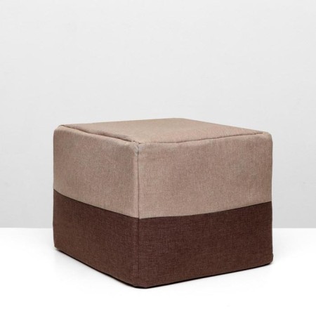 House-Transformer "Square", Rogozhka, Poron, 43 x 42 x 34 cm, beige-brown-1