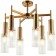 Snuer on the Wunder 6xe14 40W rod, size 56x56x50-100 cm, bronze color
