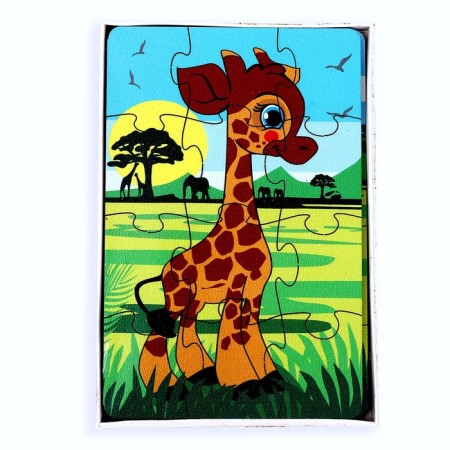 Set of puzzles "Forest Beasts", 3 puzzles, 12 details-3