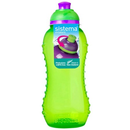 Water bottle Sistema, 330 ml, color mix-1