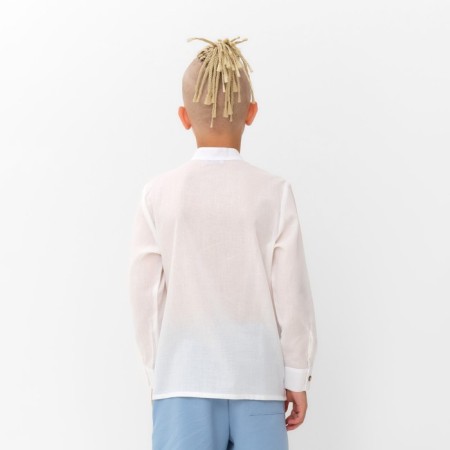 Shirt for a boy minku color white, height 158-7