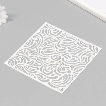 Plastic "pattern" 15x15 cm stencil-1