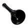 Metal bell, desktop call "Funk", 12.5 x 5 cm, black