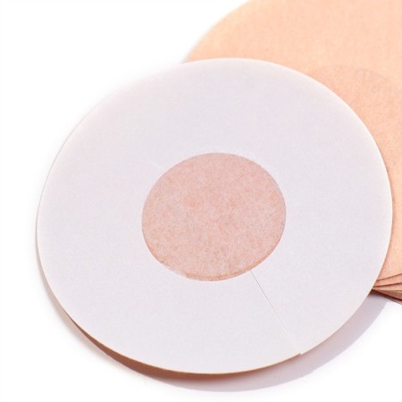 Breast lining, non -woven disposable, 6.5 cm, 5 pairs in packaging-2
