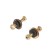 Story Masterprof IS. 130190, 6 mm with toilet nuts, brass, 2 pcs.