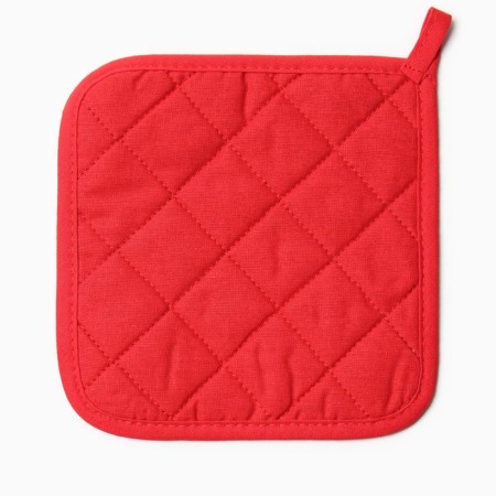 Set of kitchen. Dolyana "Dragon with a gift": mittens 20x28 cm, severity 17x17 cm, 35% HL, 65% PE-4