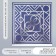 Scrapbooking paper silver "eclectic" density 180 g 30.5x32 cm