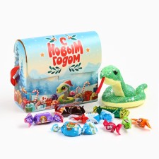 A set of sweets with a toy 