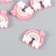 Decor for creativity velvet spraying "Rainbow with a heart" 0.6x1.7x2 cm