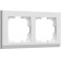 Frame for 2 posts WL04-FRAME-02-WHITE, white color