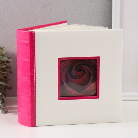 Photo album for 200 photos "White-pink" 10x15 cm-1