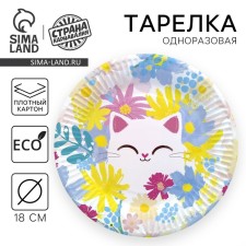 Disposable paper plate 