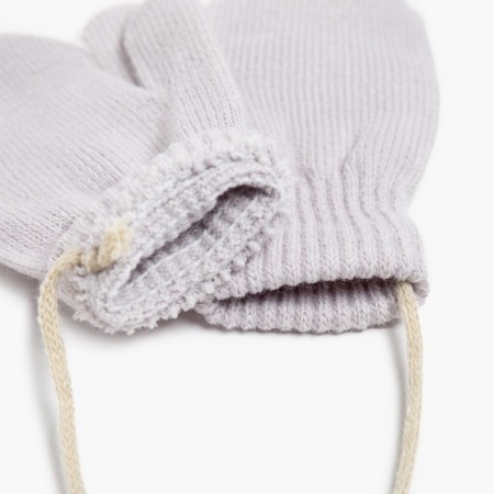 Mitten children's single -layer minku "plain", col. Gray, rr 14 (4-5 years)-2