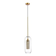 Подвес St Luce. SL1048.303.01. Gerrit. 1х40 Вт, E14, 15х15 см, цвет латунь