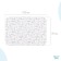 Adhesive - a dagger 70x100 cm, with holdings -holders, white color with a print